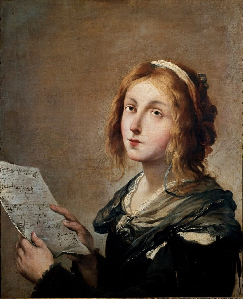 Ritratto di giovane doinna che legge la musica - Galleria Palazzo Corsini, Firenze